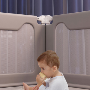 Probebi BR009 Mùa Thu Bảo Vệ Đóng Mở Giường Hàng Rào Đường Sắt & Bảo Vệ Hàng Rào Cho Em Bé Và Trẻ Em Vải & Sắt Thép Hợp Kim Màu Xám - Product Image 4