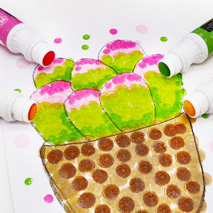 ベストセラードットマーカーセット幼児ウォッシャブルイージーグリップ無毒絵画描画キット子供のためのアートマーカー用品 - Product Image 4