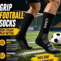 Chaussettes de football en coton avec logo, design OEM, confortables, antidérapantes, mi-mollet, chaussettes de sport personnalisées pour le football, le basketball et la course à pied