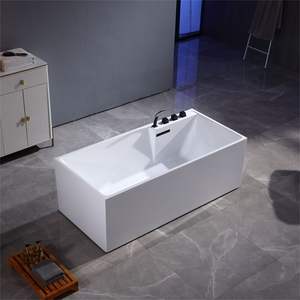 Baignoire de trempage intérieure japonaise <span class=keywords><strong>sexy</strong></span>, petite baignoire de trempage pour adultes en acrylique, baignoire à immersion chaude et froide avec drain et robinet 1.3/1.5/1.7m - Product Image 2