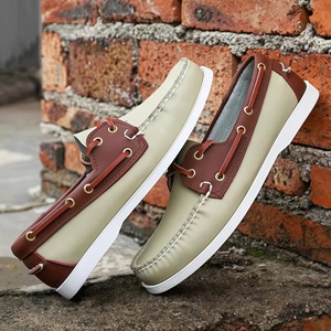 <span class=keywords><strong>Scarpe</strong></span> da Uomo Classiche alla Moda Stile Nautico Trendy in Vera Pelle con Fodera in PVC, Comode con Lacci, Supporto per l'Arco Plantare, Adatte a Tutte le Stagioni - Product Image 5