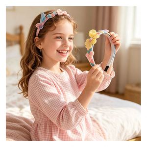 Boutique Hairband Making Set Children Sparkling Mermaid Star Bow <b>Foam</b> Flower Handmade <b>Craft</b> Supplies Gift Pack Toy - Product Image 4