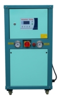 Système de refroidissement d'eau industriel portable personnalisable à haute efficacité 5-50 CV, moteur de refroidisseur d'eau à économie d'énergie