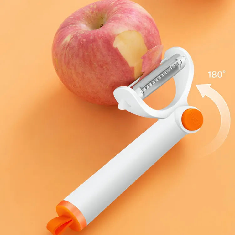 EN STOCK Gadgets de cuisine 360 multifonctionnel pivotant fruits légumes julienne carotte pomme de terre éplucheur