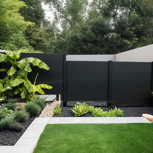 Guoyao nhôm slat hàng rào dọc picket lưỡi Philippines hồ sơ r 30x30 bán buôn tấm nhôm thiết kế hàng rào - Product Image 4