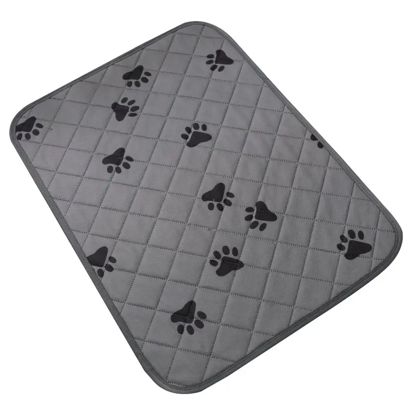 Stampa digitale impermeabile riutilizzabile lavabile assorbente cucciolo di cane Pet Pee Pads Dog Bed Pee Mat Training urina pannolini pad