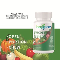 Comprimés de glucose à action rapide, marque privée OEM, pour un regain d'énergie instantané et un soutien sain du taux de sucre, saveurs de fruits variées
