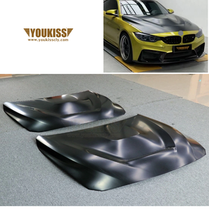 Nouveau capot en aluminium noir de haute qualité pour les séries 3 et 4 M3/M4 F80/F82 GTS Upgrade <span class=keywords><strong>YOUKISS</strong></span> - Product Image 3