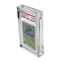 Boîte en acrylique personnalisée de qualité supérieure pour booster pack Pokémon, étui en acrylique de 8 mm d'épaisseur pour carte à collectionner Pokémon