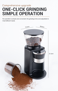 Molinillo de Café Portátil de Baja Velocidad para Uso en Casa u Oficina, Profesional, de Acero Inoxidable - Product Image 3
