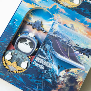Cuaderno escultórico Panda 3D basado en <span class=keywords><strong>portaaviones</strong></span>-Cuaderno creativo cultural de <span class=keywords><strong>portaaviones</strong></span> <span class=keywords><strong>Shandong</strong></span> - Product Image 6