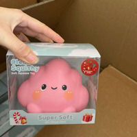 Jouet Squishy Nuage Géant Super Doux Mignon Kawaii Sensoriel Anti-Stress Jouet Fidget Cadeau de Fête pour Enfants et Adultes