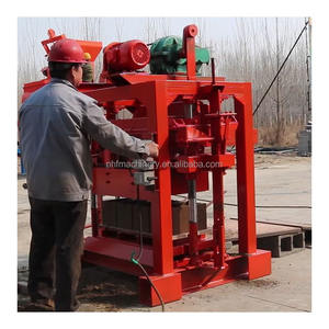 QTJ4-40 Blockmaschine Zement-Hohlblockstein-Pflasterstein- und Ziegelherstellungsmaschine Weltweit zum Günstigsten Preis Indien - Product Image 2