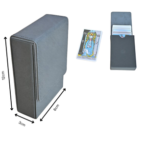 Boîte de rangement magnétique personnalisée en cuir de taille standard pour cartes Yugioh, Tarot et jeux de cartes à collectionner - Product Image 5