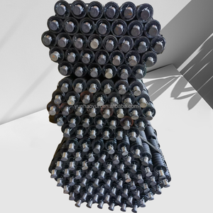 Penghancur beralur gravitasi <span class=keywords><strong>Idler</strong></span> kepala Drum puli sabuk baja rol transisi konveyor tahan debu/AIR bantalan bola Industri - Product Image 6