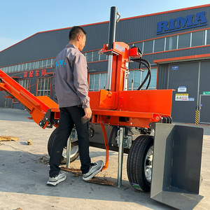 Machines à scier le bois commerciales RIMA, <span class=keywords><strong>fendeuse</strong></span> de bûches verticale à essence avec certification CE - Product Image 2