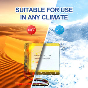 بطارية ليثيوم بوليمر مسطحة قابلة لإعادة الشحن من من من من من بوليمر من من من من من من من من من من من من من من من من من من من من من من من - Product Image 3