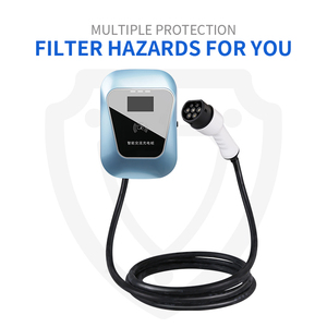 Chargeur de voiture électrique mural 7-22KW IP54 étanche Câble de 5m Type 1/Type 2/GB/T - Product Image 2