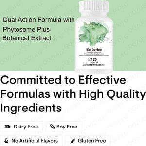 Premium 500mg berbérine par portion vente chaude 60 capsules supplément botanique pour la santé cardiaque soutien immunitaire antioxydant - Product Image 5