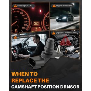 Capteur de position d'arbre à cames MOTOALL 12577245 à montage sur bride pour véhicules Chevrolet - Product Image 6