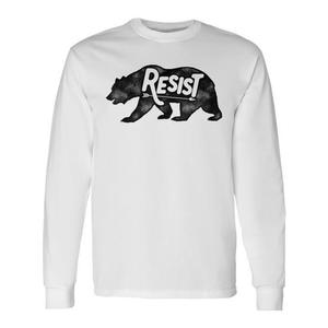 T-shirt vintage a maniche lunghe ALT US National Park con design orso, categoria resistente, T-shirt promozionali - Product Image 1