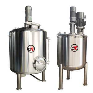 Cuve de mélange en acier inoxydable à faible viscosité pour matériaux chimiques, type ancre, avec agitateur à grattoir pour murs raclés - Product Image 5