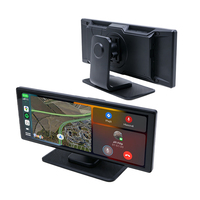 Écran portable CarPlay de 10,26 pouces, lien miroir, image de recul, émetteur FM, navigation BT, lecteur DVD de voiture pour voiture universelle