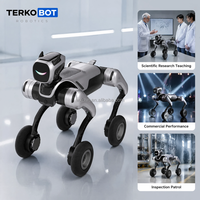 Robot Cuadrúpedo con Ruedas MagicDog-W con Batería de 8200 mAh de Larga Duración, 2~4 Horas de Tiempo de Trabajo, Robot Perro Biónico de Patrulla para Exteriores