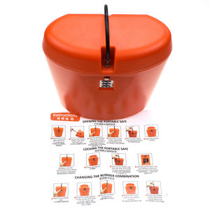 YH2132 al aire libre ABS resistencia a la intemperie antirrobo multicolores portátil 3 dígitos cable playa almacenamiento caja de seguridad - Product Image 5