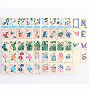 Set di Tessere per Mahjong Americano 'Oh My Tiles' Stile Debutante, Set da Gioco Mahjong di Boutique - Product Image 1