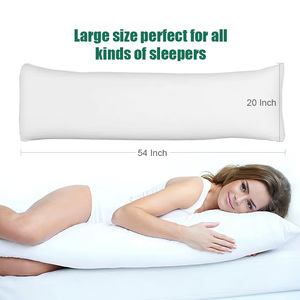 <span class=keywords><strong>Almohada</strong></span> de espuma viscoelástica <span class=keywords><strong>larga</strong></span> y suave personalizada para dormir de lado - <span class=keywords><strong>Almohada</strong></span> transpirable de cuerpo completo con funda para embarazadas - Product Image 2