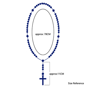 <span class=keywords><strong>Rosario</strong></span> in Occhio di Tigre Dorato e Onice con Croce in Ematite, Collana Lunga per Uomo, Gioiello <span class=keywords><strong>Rosario</strong></span> Cattolico in Pietra Naturale - Product Image 6