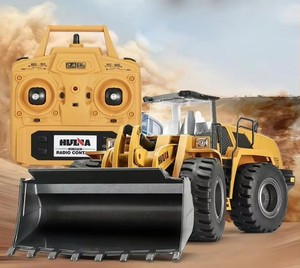 รถบรรทุกบังคับวิทยุ Huina 1583 แบบกึ่งโลหะ ควบคุมผ่านแอพ ระยะ 25 เมตร ขนาด 1:14 รถดั๊มพ์บังคับวิทยุขนาดใหญ่ สำหรับดึงดิน ของเล่นรถขุด RC - Product Image 6