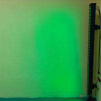 DMX512 RGB LED Arandela de pared Luces 1ft-3ft Exterior IP65 Luz estroboscópica Dali RF Remoto 24V 24W Potencia Aluminio Vidrio Paisaje