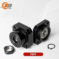 Soporte de Base de Alta Precisión FK+FF15 Serie C7, Soporte Fijo para Tornillo de Bolas de Acero