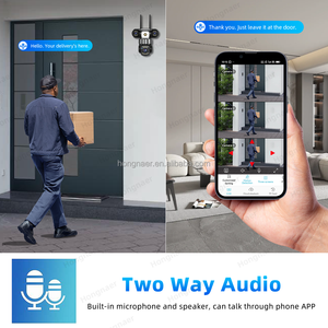 Caméra de surveillance sans fil Hongnaer 3/6MP CCTV PTZ IP <span class=keywords><strong>IPC360</strong></span> Home O-Kam Pro Smartlife Tuya 3 objectifs, caméra de sécurité réseau WiFi - Product Image 6