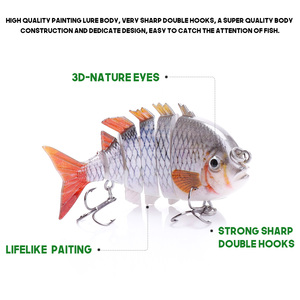 Đa Cơ Thể Phần Mini 6 Mục Câu Cá Lure 80 Mm 15G Cá Giải Quyết Sunfish Mồi Cứng Mồi <span class=keywords><strong>Rapala</strong></span> Cá - Product Image 3