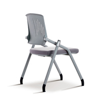 Chaise de réunion empilable pour salle de conférence et de formation, fourniture d'usine de mobilier de bureau moderne