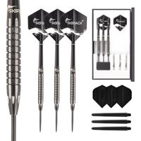 Nouveaux arrivages : fléchettes en tungstène Mild Shallow Grain Dartpfeil 22g, fléchettes en tungstène couleur embossée, packs d'équipement de divertissement quotidien.
