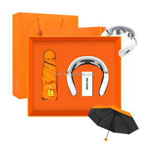 Meilleur Cadeau Pour La Promotion Commerciale En Gros <span class=keywords><strong>Pas</strong></span> <span class=keywords><strong>Cher</strong></span> Personnalisé Mini Parapluie + Masseur De Cou Ensemble D'entreprise - Product Image 2