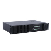 Transformateur toroïdal professionnel L2X600 2U ultra-haute capacité combiné à un amplificateur de puissance numérique de classe D pour KTV, bar, scène
