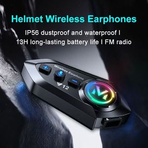 Casque sans fil pour <span class=keywords><strong>moto</strong></span>, étanche, avec suppression du bruit, interphone, nouveaux accessoires pour <span class=keywords><strong>moto</strong></span> mains libres - Product Image 5