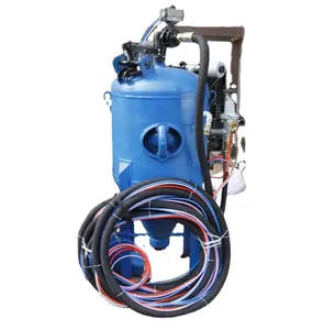 Water sandblasting pot