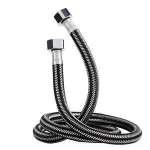 Tuyau flexible ondulé en acier inoxydable 304, résistant aux explosions, pour l'arrivée d'eau des chauffe-eau et des robinets de toilettes - Product Image 1