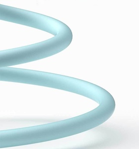 Nhà máy màu xanh lá cây lỏng Silicone 3-in-1 Micro USB sạc cáp lắp ráp cho điện thoại máy ảnh máy tính truyền dữ liệu - Product Image 3