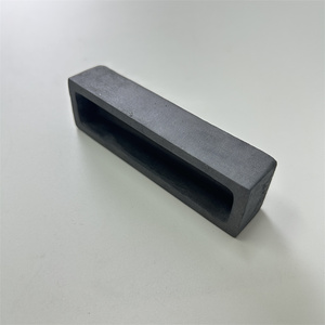 Crucible de fusion en carbure de silicium SSiC, barre longue, moule à lingots rectangulaire pour la fusion et le moulage de métaux précieux - Product Image 2