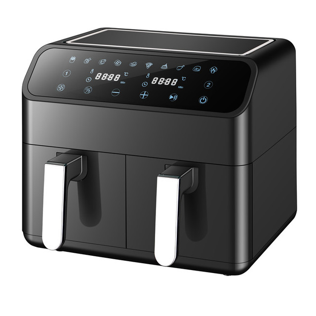 Household Dual Air Fryer 8L 2 Baskets Capacity Oven Smart Air Fryer Oven for Household Commercial Outdoor