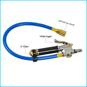 Manómetro de Presión de Neumáticos Portátil U-NAI UN-801-120A, 120 PSI, 0-10 BAR, Tipo Lápiz, Cuerpo de Aleación de Zinc, Conector de Cobre, para Emergencias en Vehículos - Product Image 3