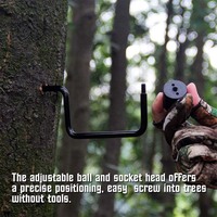 Support d'arbre de montage de caméra de piste support de panneau solaire à vis de 1/4 pouces support de caméra de chasse support de caméra de faune support universel