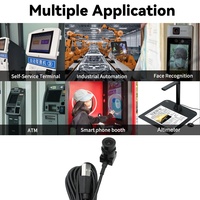 Mini caméra USB 15*15mm 2MP 30fps UVC pour téléphone portable Android, caméra externe OTG, prise de vidéo CMOS, microphone intégré, caméra web audio